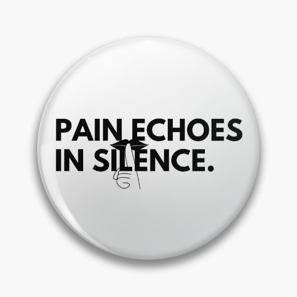 Item preview, Pain Echoes In Silence. designed and sold by Bananobanini.