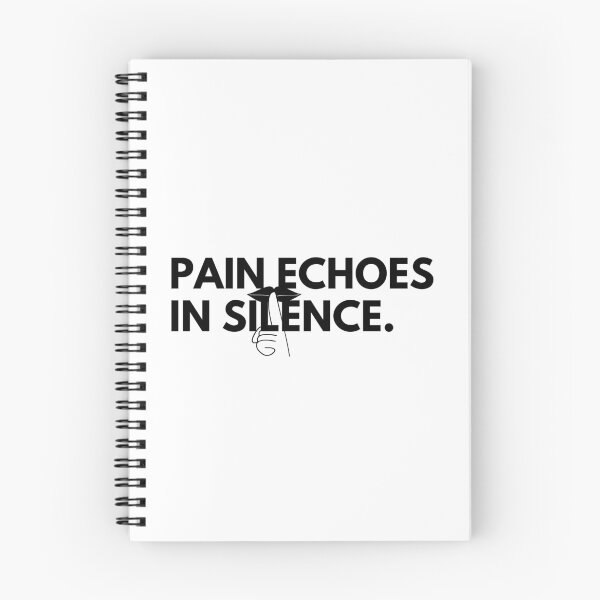 Item preview, Pain Echoes In Silence. designed and sold by Bananobanini.