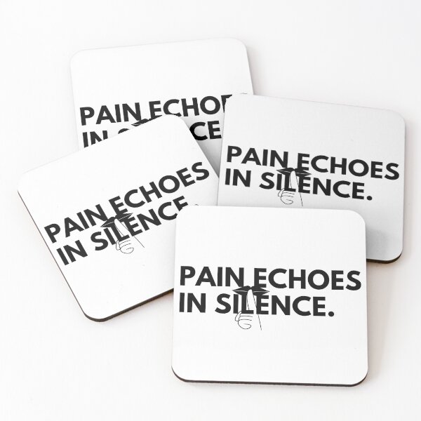 Item preview, Pain Echoes In Silence. designed and sold by Bananobanini.