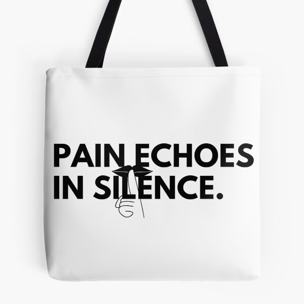 Item preview, Pain Echoes In Silence. designed and sold by Bananobanini.