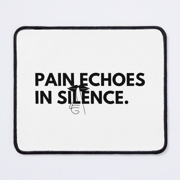 Item preview, Pain Echoes In Silence. designed and sold by Bananobanini.