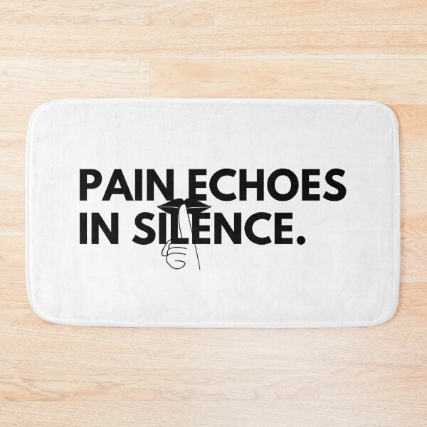 Item preview, Pain Echoes In Silence. designed and sold by Bananobanini.