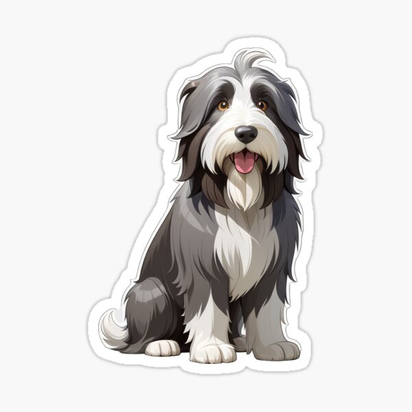 Item preview, Cute Ultra Detailed Bearded Collie designed and sold by Bilisik.