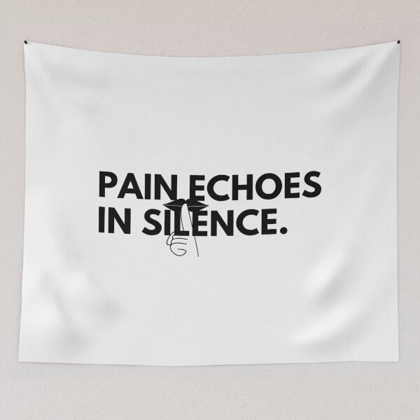 Item preview, Pain Echoes In Silence. designed and sold by Bananobanini.