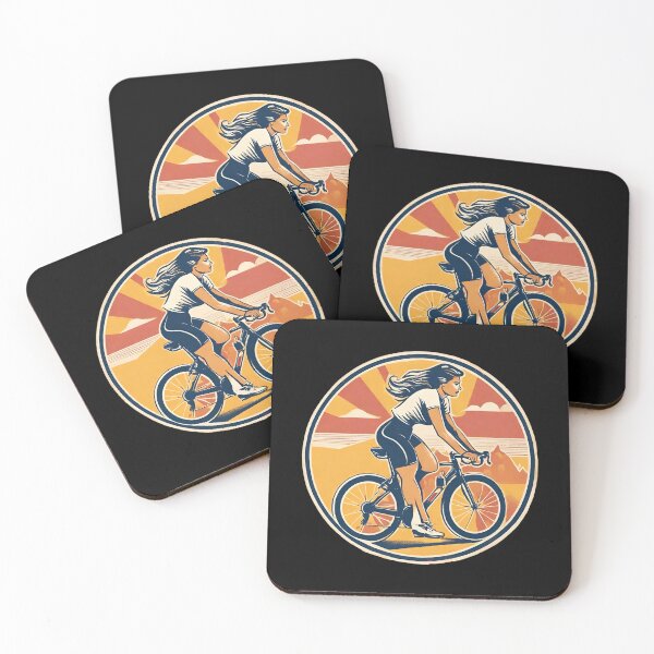 Item preview, Retro colored love to ride by bike and boost fitness designed and sold by TreetopStudios.