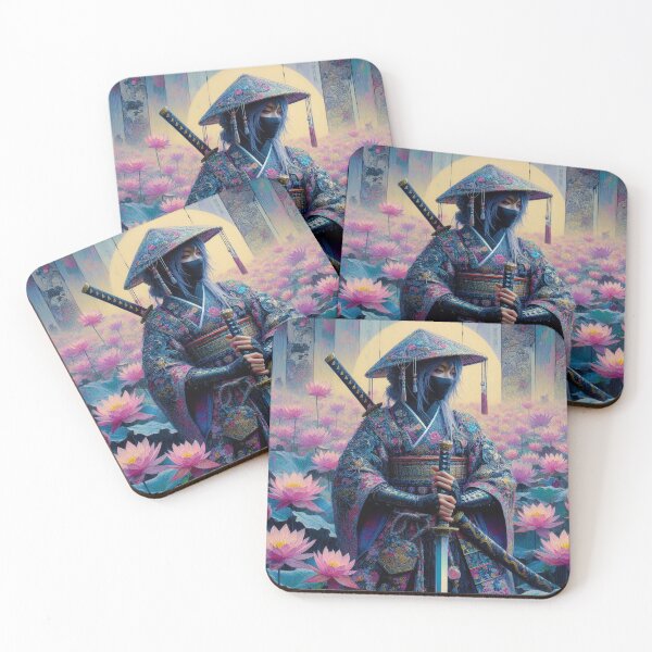 Item preview, The Lotus Samurai 4 designed and sold by AI-Agent-Zero.