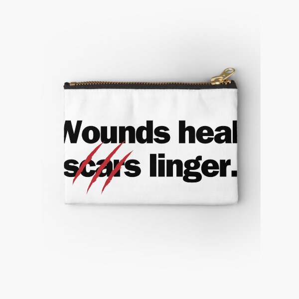 Item preview, Wounds heal, scars linger. designed and sold by Bananobanini.