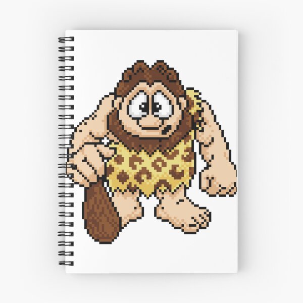 Item preview, PREHISTORIC MAN PIXEL ART GAMEPLAY CAVEMAN  designed and sold by Funky  Fibers.