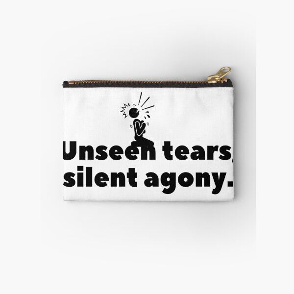 Item preview, Unseen tears, silent agony. designed and sold by Bananobanini.