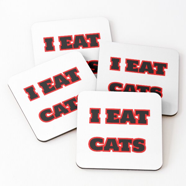 Item preview, I Eat Cat, Funny Quote designed and sold by cutenesss.