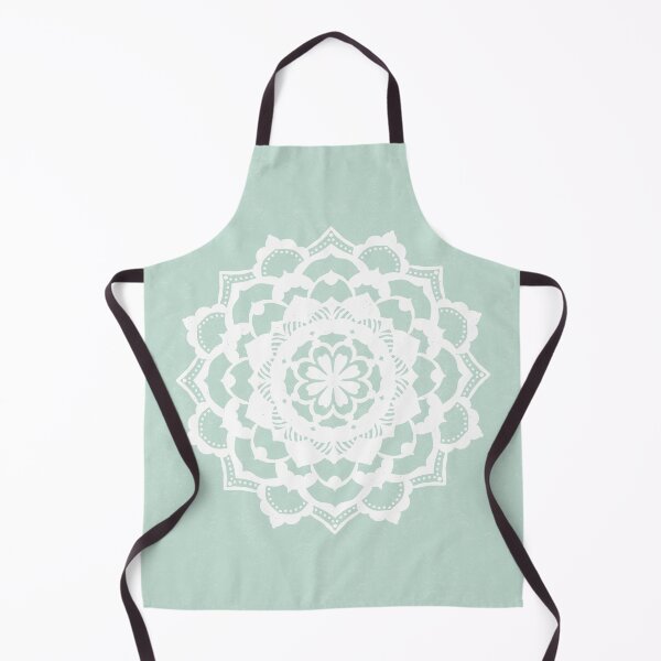 Item preview, Deva Mandala - Mint + Snow designed and sold by Irene Estelle.