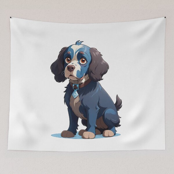 Item preview, Cute Blue Picardy Spaniel designed and sold by Bilisik.