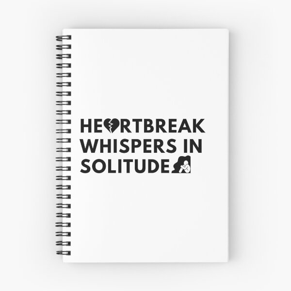 Item preview, Heartbreak whispers in solitude designed and sold by Bananobanini.