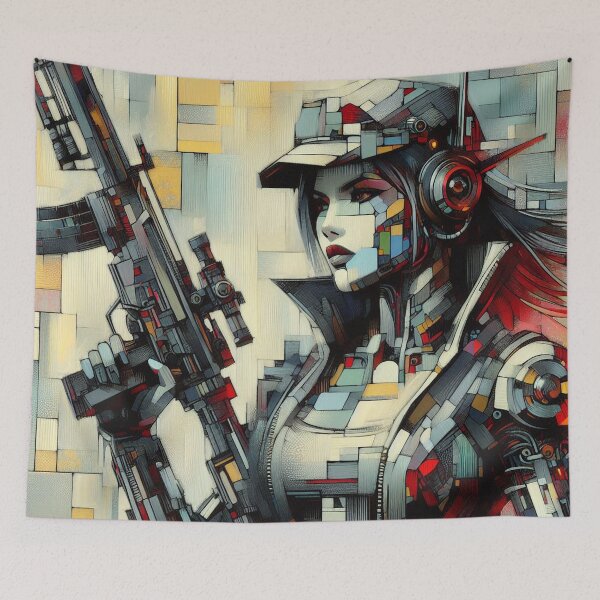 Item preview, Cybernetic Action 2 designed and sold by AI-Agent-Zero.