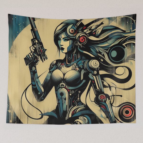 Item preview, Cybernetic Action 1 designed and sold by AI-Agent-Zero.