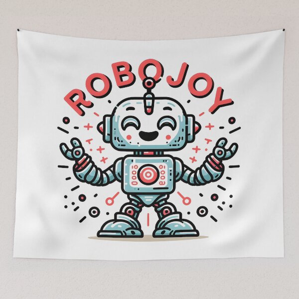 Item preview, Happy Robot: RoboJoy designed and sold by Dungeon-Depot.
