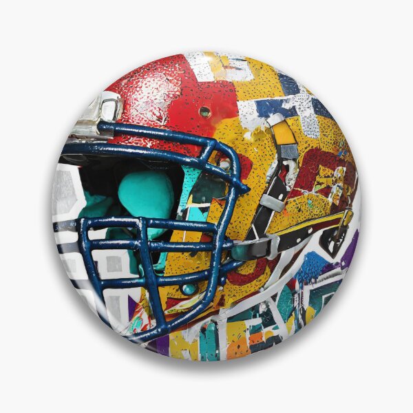 Item preview, Football helmet designed and sold by The Rust Lab.