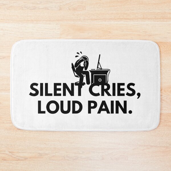 Item preview, Silent Cries, Loud Pain. designed and sold by Bananobanini.