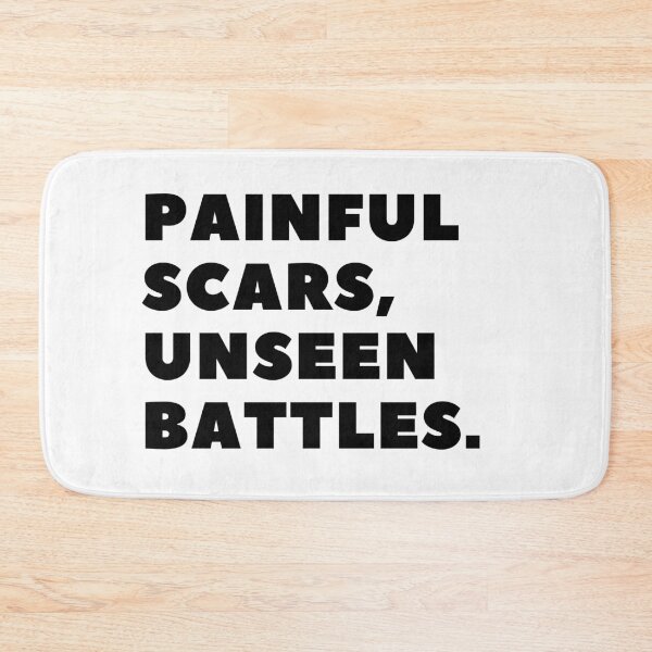 Item preview, Painful Scars, Unseen Battles. designed and sold by Bananobanini.