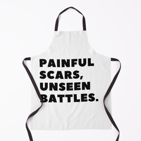 Item preview, Painful Scars, Unseen Battles. designed and sold by Bananobanini.