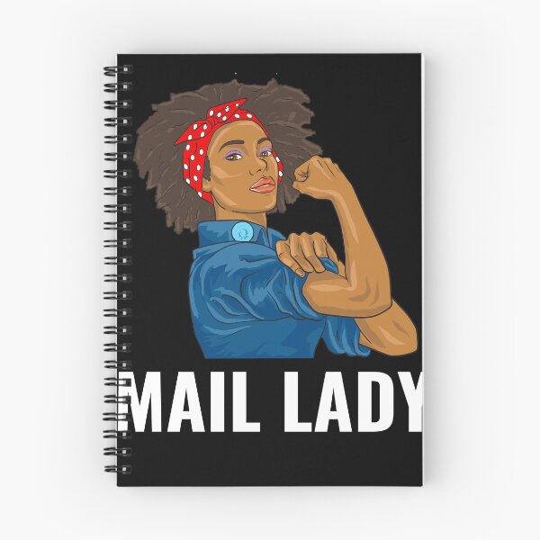 Item preview, African American Postal Worker Mail Lady Funny designed and sold by BlueBerry-Pengu.