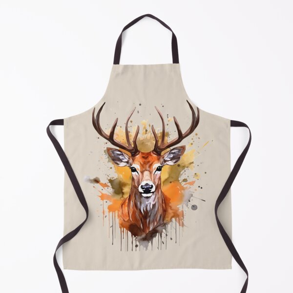 Item preview, Deer Portrait #3 - Wildlife Watercolor designed and sold by CowBonBon.