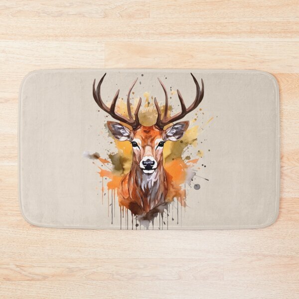 Item preview, Deer Portrait #3 - Wildlife Watercolor designed and sold by CowBonBon.