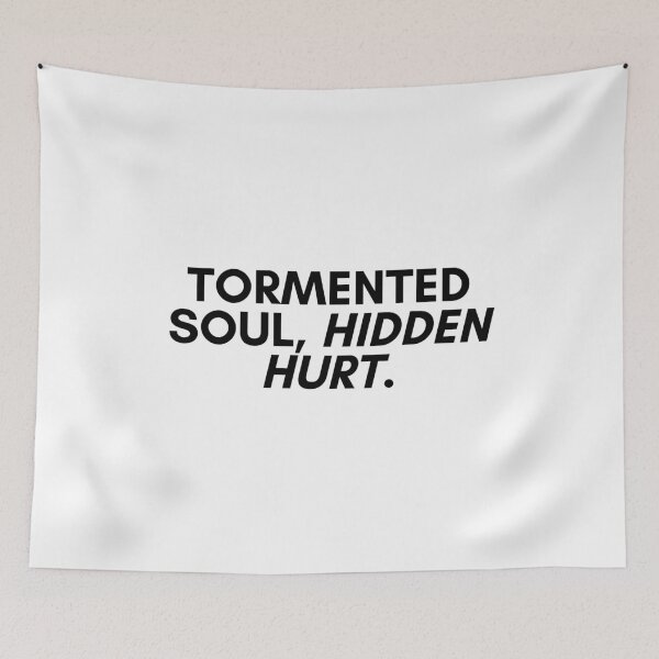 Item preview, Tormented soul, hidden hurt. designed and sold by Bananobanini.