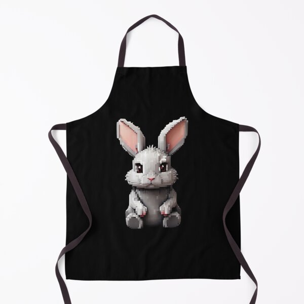 Item preview, Gray pixel rabbit designed and sold by HarriPaloma.