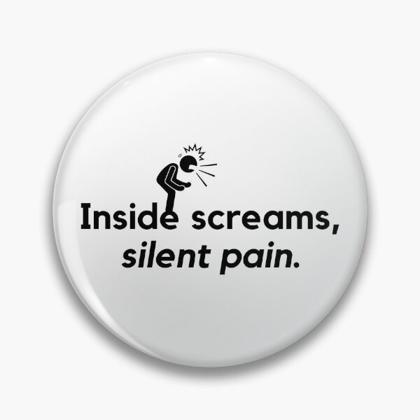 Item preview, Inside screams, silent pain. designed and sold by Bananobanini.