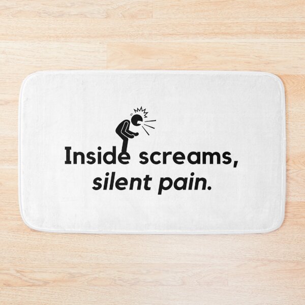 Item preview, Inside screams, silent pain. designed and sold by Bananobanini.