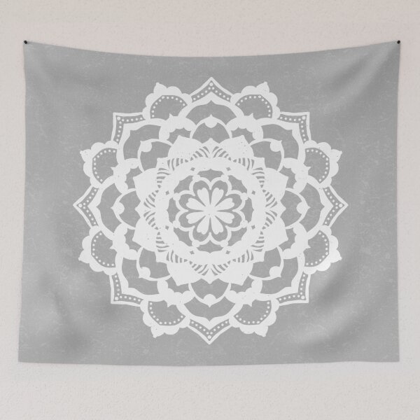 Item preview, Deva Mandala - Fog + Snow designed and sold by Irene Estelle.