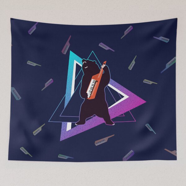 Item preview, Grizzly Bear Music Growling Keytarist designed and sold by 84collective.