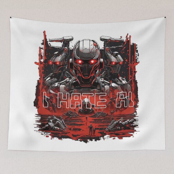 Item preview, I hate Ai designed and sold by TimeBender.