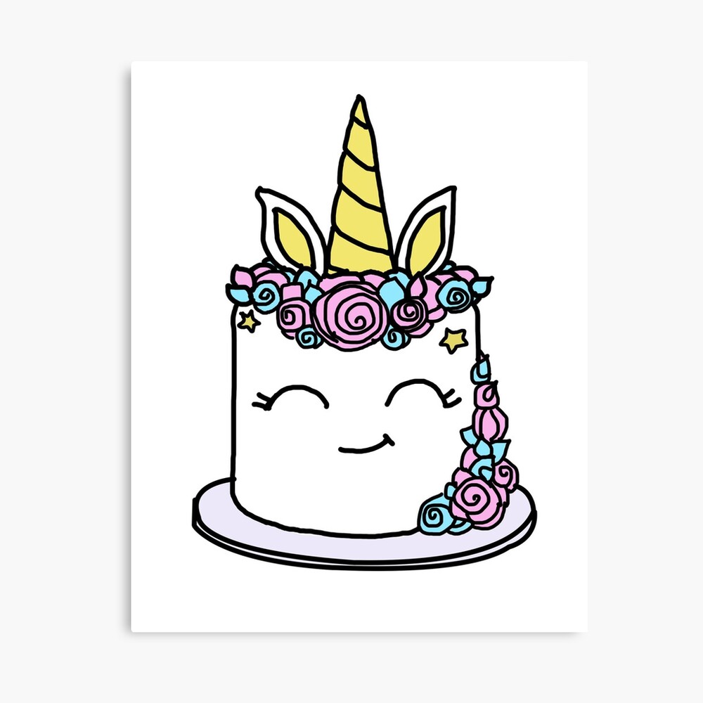 Buy UNICORN CAKE IMAGE Online In India - Etsy India