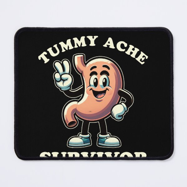 Item preview, Tummy Ache Survivor Stomach Ache Funny designed and sold by BlueBerry-Pengu.