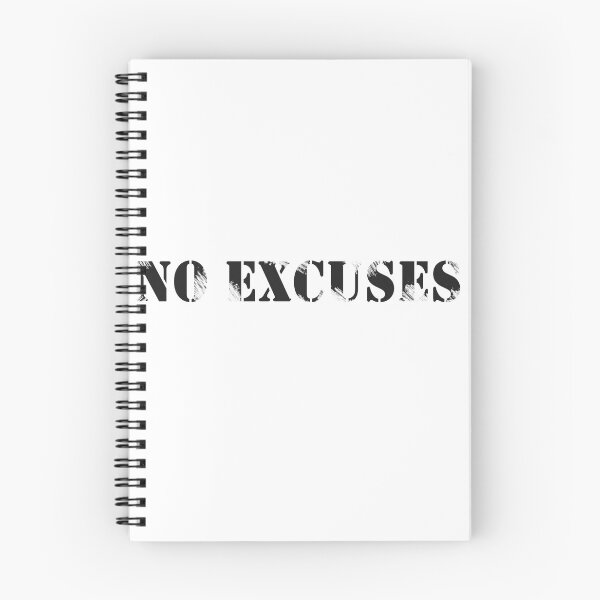 Item preview, No Excuses - Motivation quote designed and sold by DennsDesign.
