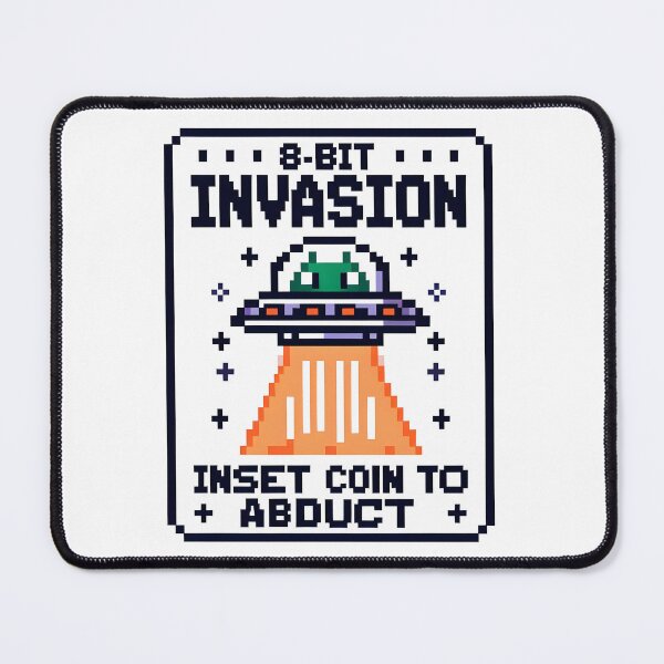 Item preview, 8-Bit Invasion: Insert Coin to Abduct designed and sold by Dungeon-Depot.