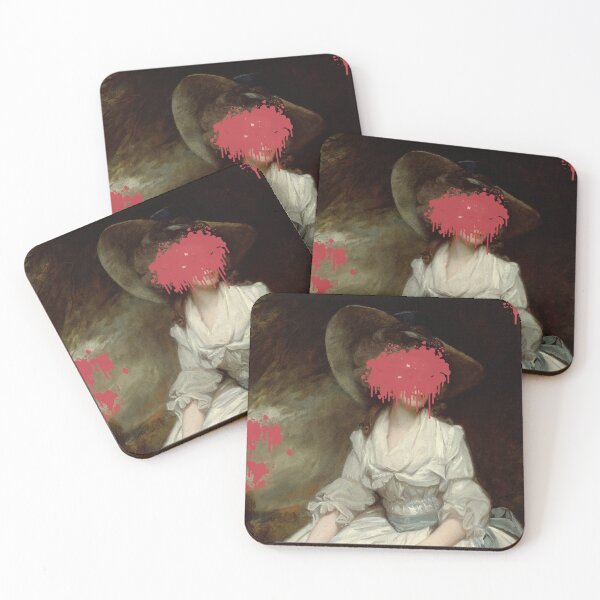 Item preview, Renaissance Red Splash - Altered Art designed and sold by THE ART CONCEPT GALLERY.