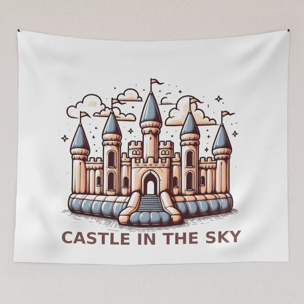 Item preview, Inflatable Castle: Castle in the Sky designed and sold by Dungeon-Depot.