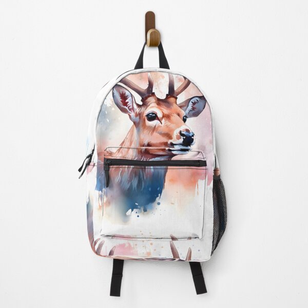 Item preview, Deer Portrait #4 - Wildlife Watercolor designed and sold by CowBonBon.