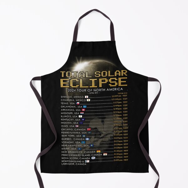 Item preview, Total Solar Eclipse April 8th 2024 Poster - Tour of North America designed and sold by Nerd Shizzle.