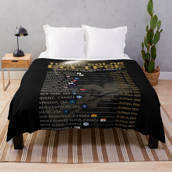 Item preview, Total Solar Eclipse April 8th 2024 Poster - Tour of North America designed and sold by Nerd Shizzle.