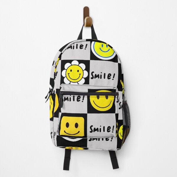 Item preview, smile face, check pattern designed and sold by zzzozzo.