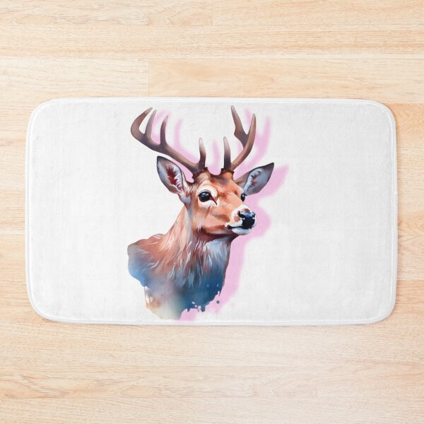 Item preview, Deer Portrait #5 - Wildlife Watercolor designed and sold by CowBonBon.