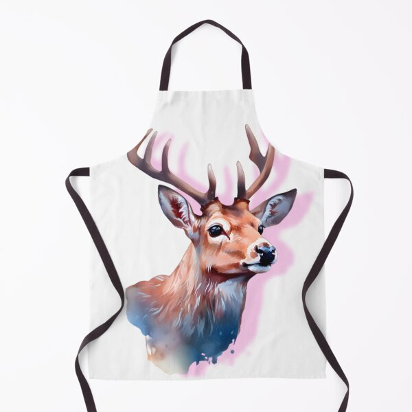 Item preview, Deer Portrait #5 - Wildlife Watercolor designed and sold by CowBonBon.