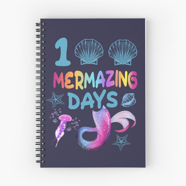 Item preview, 100 Mermazing Days Mermaid Girl Happy designed and sold by Verycutethings.