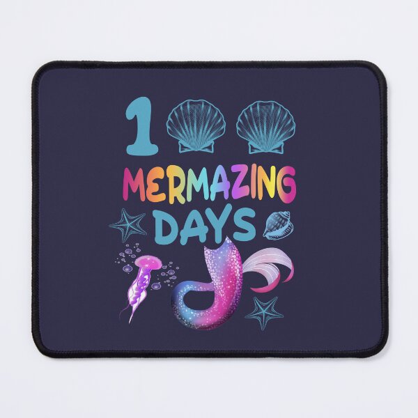 Item preview, 100 Mermazing Days Mermaid Girl Happy designed and sold by Verycutethings.