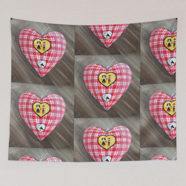 Item preview, Alsatian heart in kelsch designed and sold by Valérie SCHULER.