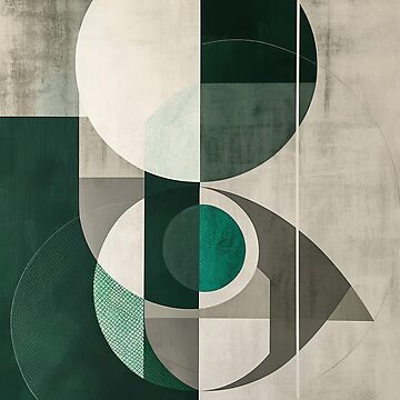 Artwork thumbnail, Abstract Contours Collection #4 - Bauhaus Geometry by EtherealEchoes